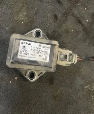 Audi A6 S6 C6 4F ESP acceleration yaw rate sensor 4F0907637 0032820 0265005278