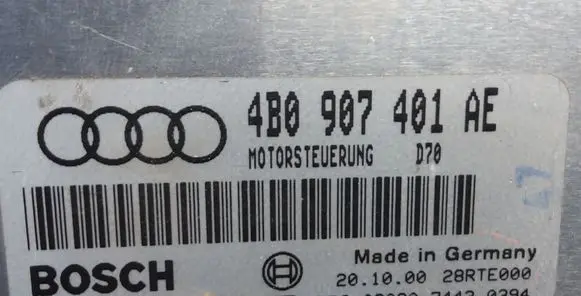 Audi A6 S6 C5 4B Engine control unit/module ECU 4B0907401AE 0281010496