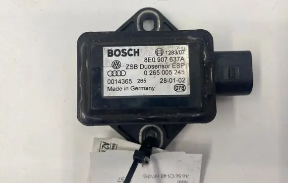 Audi A6 S6 C5 4B ESP acceleration yaw rate sensor 8E0907637A