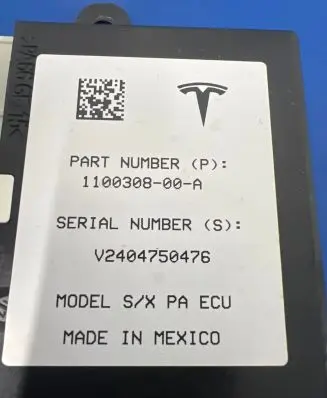 Tesla Model X Parking PDC control unit/module 110030800A V2404750476