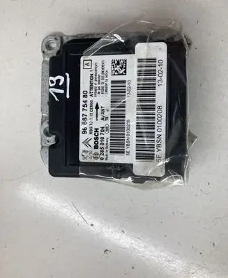 Peugeot 3008 I Airbag control unit/module 9666775480