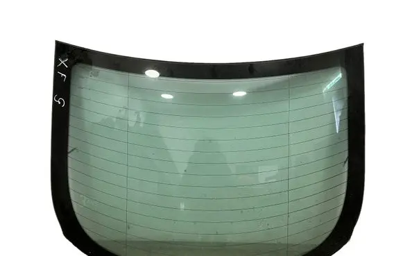 Jaguar XF Rear windscreen/windshield window 43R001582 DOT682AS2M3240 E000199