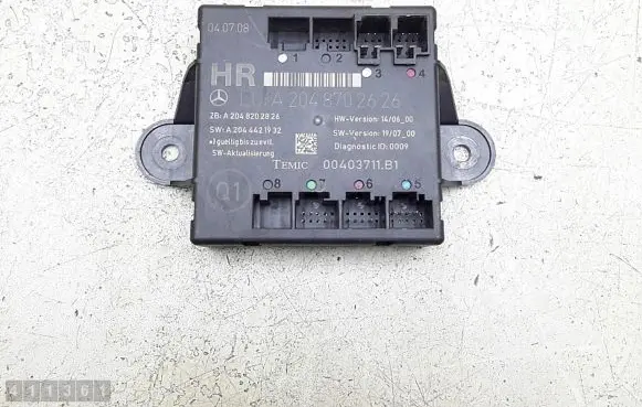 Mercedes-Benz C W204 Door control unit/module a2048702626