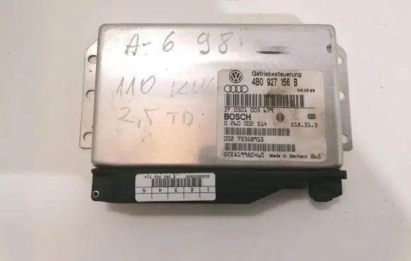 Audi A6 S6 C5 4B Gearbox control unit/module 4B0927156B ZF0501005679