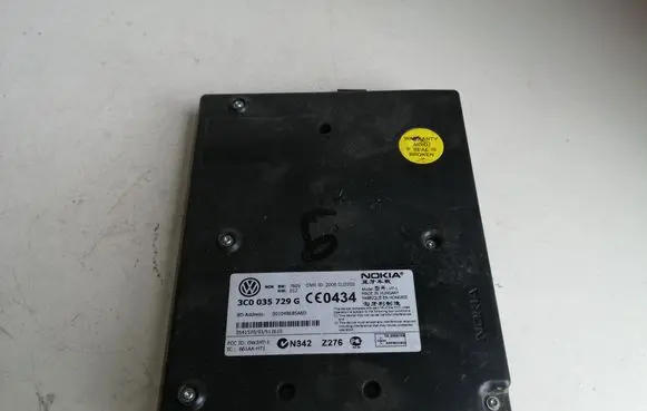 Volkswagen PASSAT B6 Bluetooth control unit module 3C0035729G