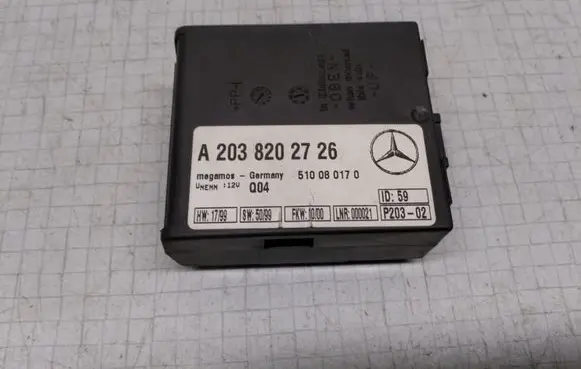 Mercedes-Benz C W203 Alarm control unit/module A2038202726