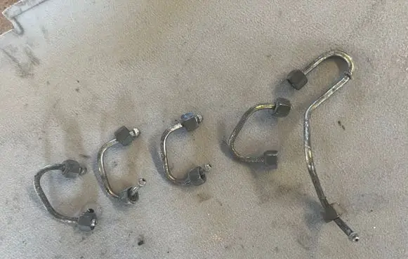 Renault Laguna II Fuel injector supply line/pipe 