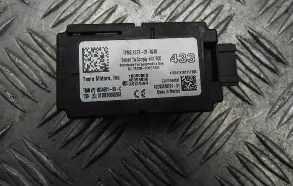 Tesla Model S Tire pressure control unit 103460100C