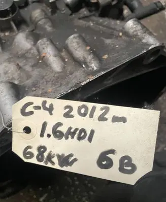 Citroen C4 II Manual 6 speed gearbox 9686219510