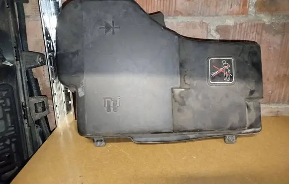 Peugeot 407 Fuse box cover 9644856080
