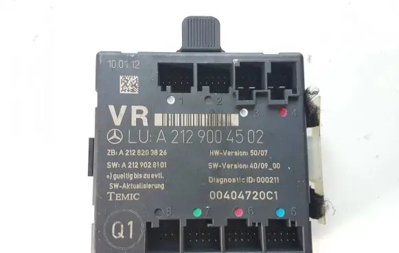 Mercedes-Benz C W204 Door control unit/module A2129004502