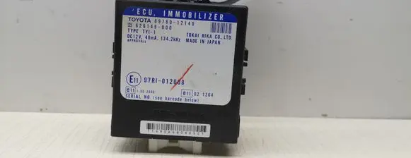 Toyota Corolla E120 E130 Immobilizer control unit/module 8978012140