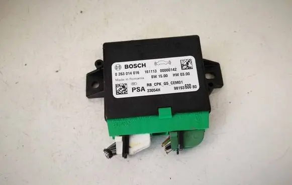 Opel Crossland X Parking PDC control unit/module 9819360080 0263014016