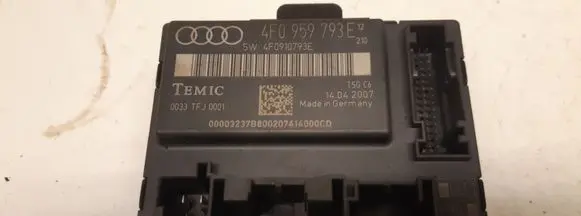 Audi A6 S6 C6 4F Door central lock control unit/module 4F0959793E