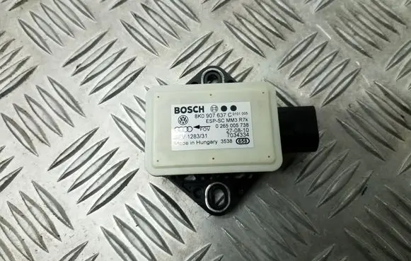 Audi A5 Sportback 8TA ESP acceleration yaw rate sensor 8K0907637C