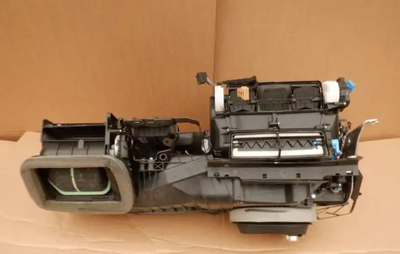 Interior heater climate box assembly