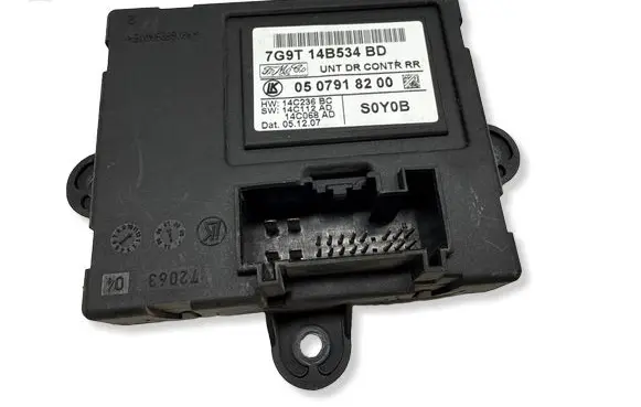 Jaguar XF X250 Door central lock control unit/module 7G9T14B534BD 14C236BC 0507918200