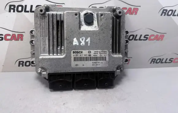 Opel Vivaro Engine control unit/module 0281017065 8201105714 8200935115