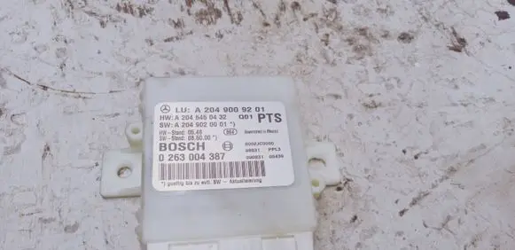 Mercedes-Benz C W204 Parking PDC control unit/module A2049009201 0263004387