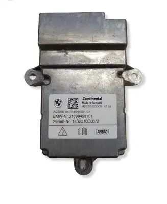 BMW 5 G30 G31 G38 Airbag control unit/module 6994531 A2C38525305 17B2310C0872