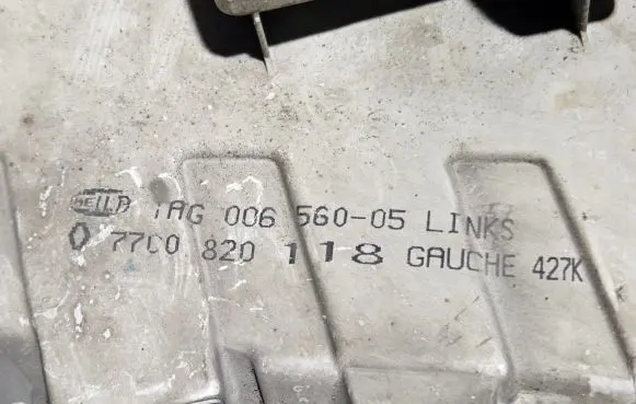 Renault Laguna I Headlight/headlamp 7700820118