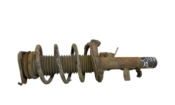 Front shock absorber with coil spring