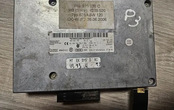 Audi A6 S6 C6 4F Bluetooth control unit module 4E0862335 4E910336F