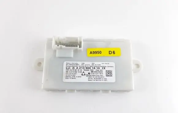 Mercedes-Benz E W213 Keyless (KESSY) go control unit/module A2139001610 A2139018103 A2139021906