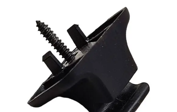 Sun visor clip/hook/bracket
