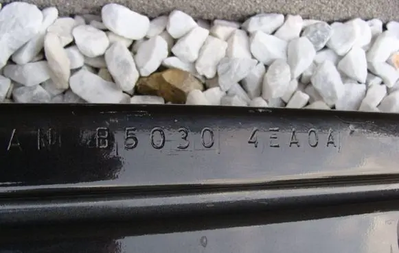 Nissan Qashqai Rear bumper support beam 850304EA0A