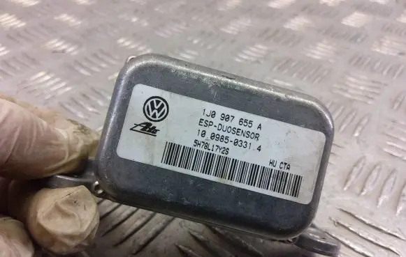 Audi A3 S3 8L ESP acceleration yaw rate sensor 1J0907655A 5H78L17Y2S 10098503314