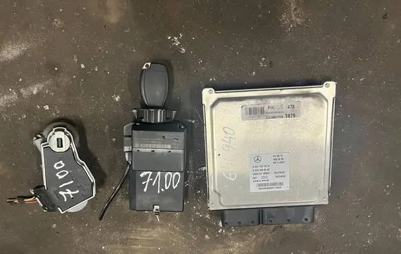 Mercedes-Benz Vito Viano W639 Engine ECU kit and lock set A6511501879 A6399007100