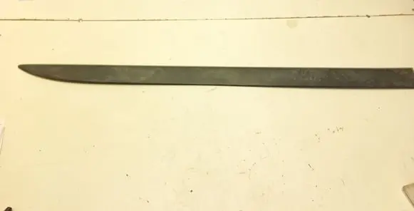 Opel Corsa D Front door trim (molding) 13187994