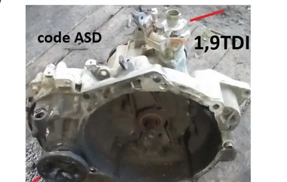 Seat Toledo I (1L) Manual 5 speed gearbox ASD