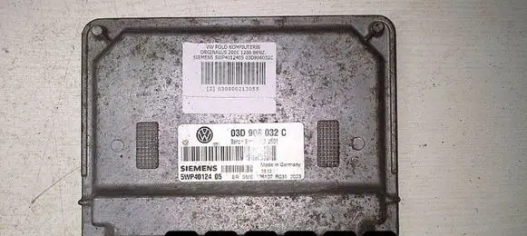 Volkswagen Polo III 6N 6N2 6NF Engine control unit/module 5WP4012405 03D906032C