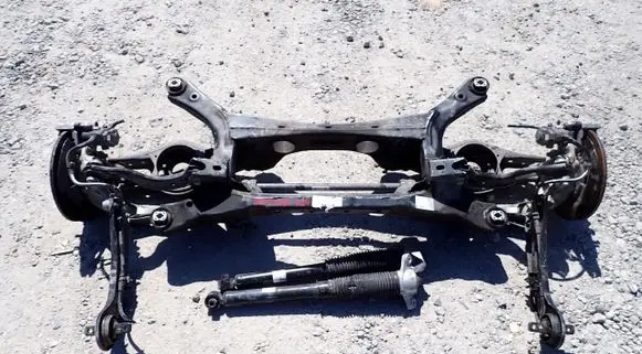 Rear axle beam