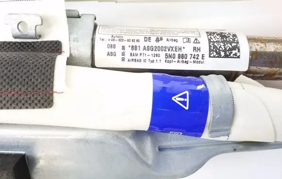 Volkswagen Tiguan Roof airbag 5N0880742E