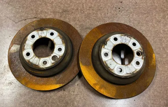 Volkswagen Touareg II Rear brake disc 7L8615601