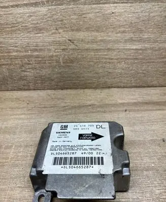 Opel Astra G Airbag control unit/module 24416703 5WK42977