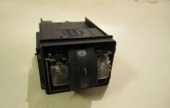 Seat heating switch