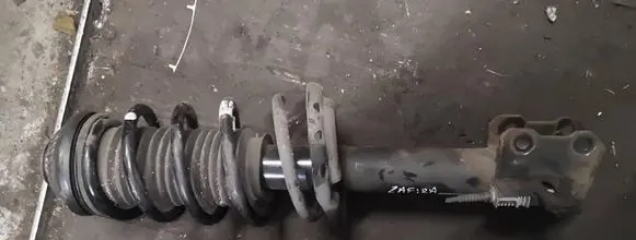 Opel Zafira B Front shock absorber with coil spring 22214599
