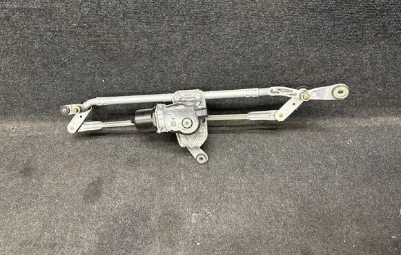 Front wiper linkage and motor