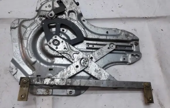 Sliding door window regulator with motor