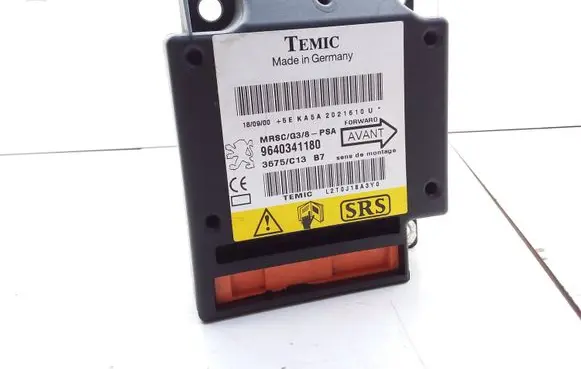 Peugeot 607 Airbag control unit/module 9640341180