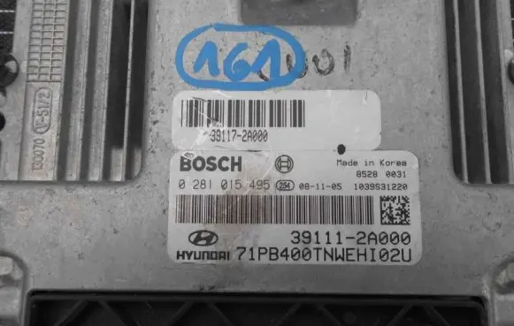 Hyundai i20 (PB PBT) Engine control unit/module ECU 391112A000 0281015495
