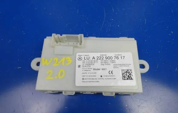 Mercedes-Benz E W213 SAM control unit A2229007617 A2229020717 A2139018203