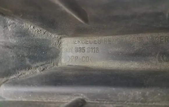 Mercedes-Benz Sprinter W901 W902 W903 W904 Rear bumper support beam A9018850116