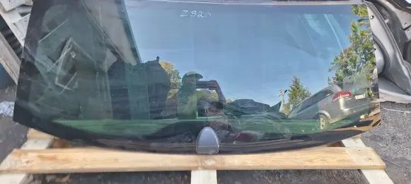 Volkswagen Touareg I Rear windscreen/windshield window 