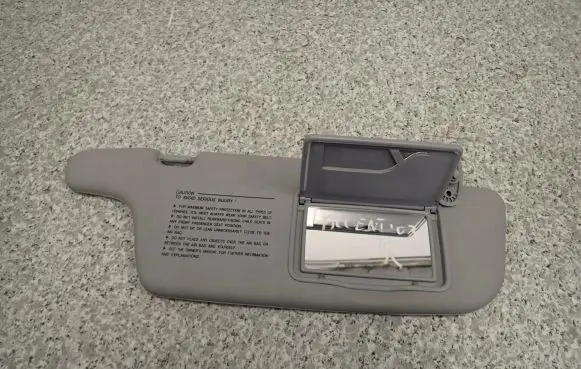 Hyundai Accent Sun visor