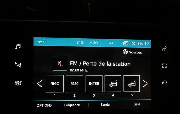 Citroen C3 Screen/display/small screen 9836623980 A412645 200324065